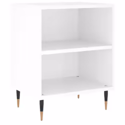 VidaXL 826768, White, Iron, Wood, 400 mm, 300 mm, 500 mm, 1 pc(s)