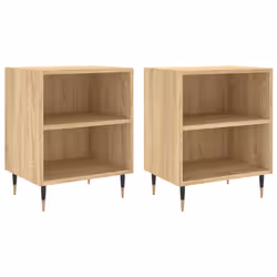 VidaXL 826771, Oak, Iron, Wood, 400 mm, 300 mm, 500 mm, 2 pc(s)