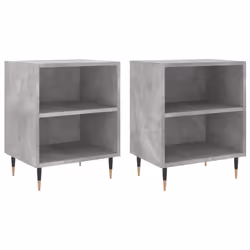 VidaXL 826773, Concrete colour, Iron, Wood, 400 mm, 300 mm, 500 mm, 2 pc(s)