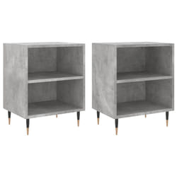 VidaXL 826773 nightstand/bedside table Concrete colour