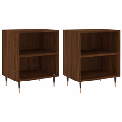 VidaXL 826779, Oak, Iron, Wood, 400 mm, 300 mm, 500 mm, 2 pc(s)