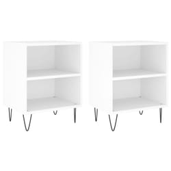 VidaXL 826781 nightstand/bedside table White