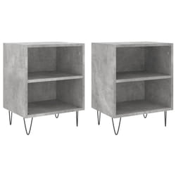 VidaXL 826789 nightstand/bedside table Concrete colour