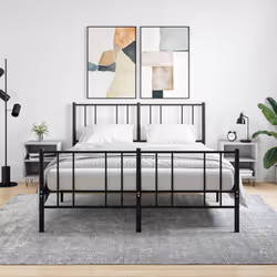 VidaXL 826789 nightstand/bedside table Concrete colour