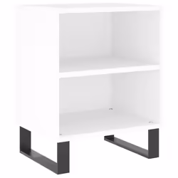 VidaXL 826796, White, Iron, Wood, 400 mm, 300 mm, 500 mm, 1 pc(s)