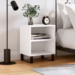 VidaXL 826796 nightstand/bedside table White