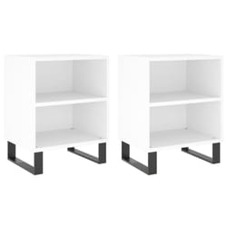 VidaXL 826797 nightstand/bedside table White