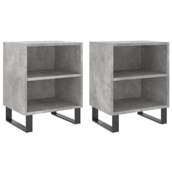 VidaXL 826805 nightstand/bedside table Concrete colour