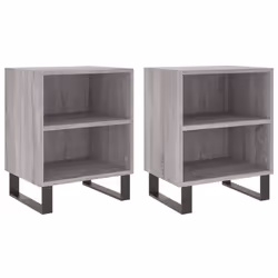 VidaXL 826809, Oak, Iron, Wood, 400 mm, 300 mm, 500 mm, 2 pc(s)