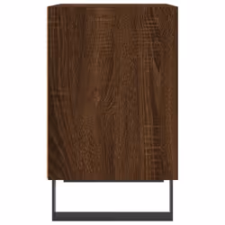 vidaXL Bedside Cabinet Bed Table Nightstand Side Table Black Engineered Wood - brown oak, 2 pcs - Additional view 5