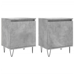 VidaXL 826837 nightstand/bedside table Concrete colour