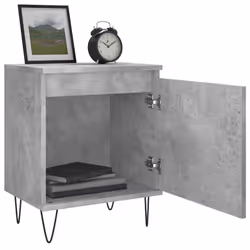 VidaXL 826837 nightstand/bedside table Concrete colour - Additional view 4