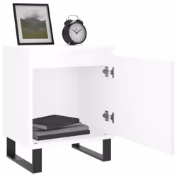 VidaXL 826849 nightstand/bedside table White - Additional view 4