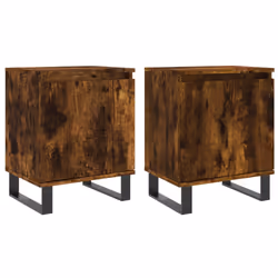 VidaXL 826855, Oak, Iron, Wood, 400 mm, 300 mm, 500 mm, 2 pc(s)