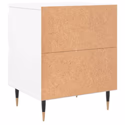 vidaXL Bedside Cabinets Side Table Bedstand 2 pcs Grey Sonoma Engineered Wood - white, 1 pcs - Additional view 7