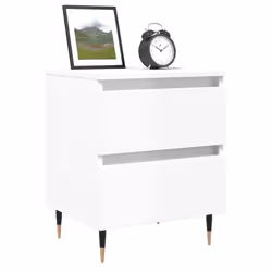 VidaXL 826865 nightstand/bedside table White