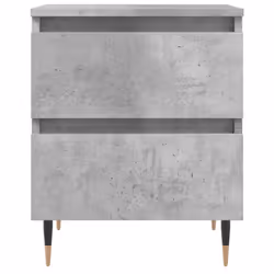 vidaXL Bedside Cabinets Side Table Bedstand 2 pcs Grey Sonoma Engineered Wood - concrete grey, 1 pcs - Additional view 4