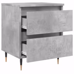 vidaXL Bedside Cabinets Side Table Bedstand 2 pcs Grey Sonoma Engineered Wood - concrete grey, 1 pcs - Additional view 5