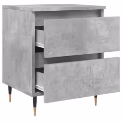 vidaXL Bedside Cabinets Side Table Bedstand 2 pcs Grey Sonoma Engineered Wood - concrete grey, 2 pcs - Additional view 5