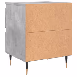 vidaXL Bedside Cabinets Side Table Bedstand 2 pcs Grey Sonoma Engineered Wood - concrete grey, 2 pcs - Additional view 7