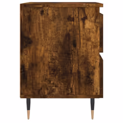 vidaXL Bedside Cabinets Side Table Bedstand 2 pcs Grey Sonoma Engineered Wood - smoked oak, 1 pcs - Additional view 6