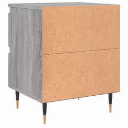 vidaXL Bedside Cabinets Side Table Bedstand 2 pcs Grey Sonoma Engineered Wood - grey sonoma, 1 pcs - Additional view 7