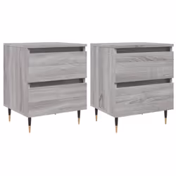 VidaXL 826873, Oak, Iron, Wood, 400 mm, 350 mm, 500 mm, 2 pc(s)