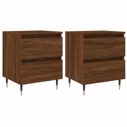 VidaXL 826875, Oak, Iron, Wood, 400 mm, 350 mm, 500 mm, 2 pc(s)