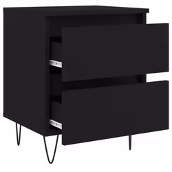 VidaXL 826878 nightstand/bedside table Black - Additional view 6