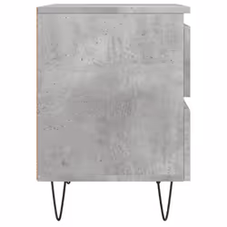 vidaXL Bedside Cabinets Side Table Nightstand 2 pcs Sonoma Oak Engineered Wood - concrete grey, 2 pcs - Additional view 6