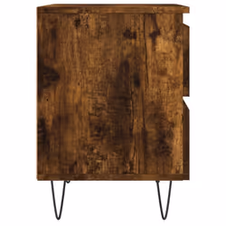 vidaXL Bedside Cabinets Side Table Nightstand 2 pcs Sonoma Oak Engineered Wood - smoked oak, 2 pcs - Additional view 6