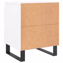 VidaXL 826893 nightstand/bedside table White - Additional view 2