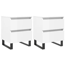 VidaXL 826897 nightstand/bedside table White