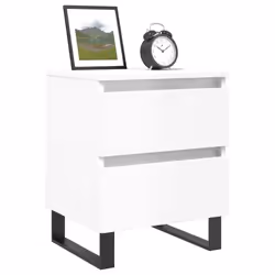 VidaXL 826897 nightstand/bedside table White
