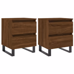 VidaXL 826907, Oak, Iron, Wood, 400 mm, 350 mm, 500 mm, 2 pc(s)
