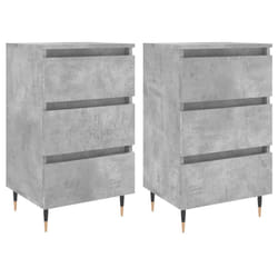 VidaXL 826917 nightstand/bedside table Concrete colour