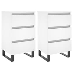 VidaXL 826941 nightstand/bedside table White