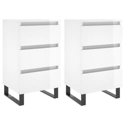 VidaXL 826945 nightstand/bedside table White