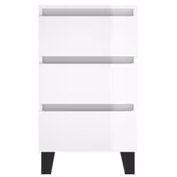 VidaXL 826945 nightstand/bedside table White - Additional view 5