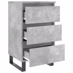 VidaXL 826949 nightstand/bedside table Concrete colour - Additional view 6