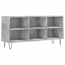 vidaXL TV Cabinet TV Unit Media Cabinet TV Stand Concrete Grey Engineered Wood