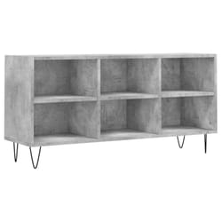 vidaXL TV Cabinet TV Unit Media Cabinet TV Stand Concrete Grey Engineered Wood