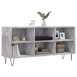 vidaXL TV Cabinet TV Unit Media Cabinet TV Stand Concrete Grey Engineered Wood