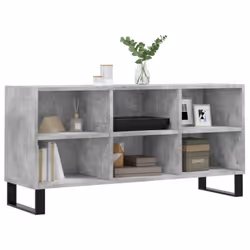 vidaXL TV Cabinet TV Unit Media Cabinet TV Stand Concrete Grey Engineered Wood