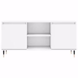 vidaXL TV Cabinet TV Unit Sideboard Media Unit TV Stand White Engineered Wood - Additional view 4
