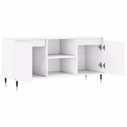 vidaXL TV Cabinet TV Unit Sideboard Media Unit TV Stand White Engineered Wood - Additional view 5
