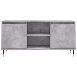 vidaXL TV Cabinet TV Unit Media Cabinet TV Stand Concrete Grey Engineered Wood - Additional view 4