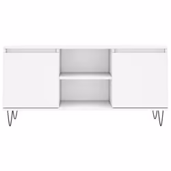 vidaXL TV Cabinet TV Unit Sideboard Media Unit TV Stand White Engineered Wood - Additional view 4