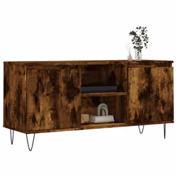 vidaXL TV Cabinet TV Unit Media Cabinet TV Stand Smoked Oak Engineered Wood