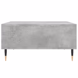 vidaXL Coffee Table Tea Side Table Sofa Table High Gloss White Engineered Wood - concrete grey - Additional view 4